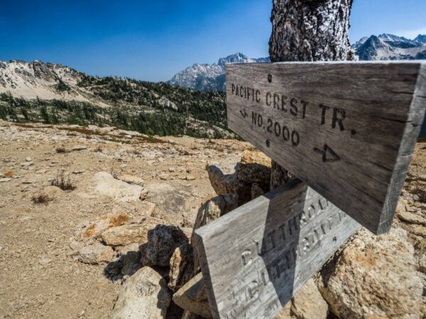 Pacific crest trail PCT Zeichen Nordamerikareisen